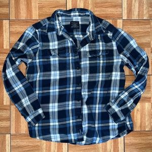 Blue Plaid Flannel